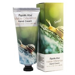 Крем для рук  FarmStay Snail visible difference hand cream, 100g с муцином улитки