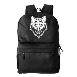 Рюкзак текстильный, молодежный "Кельтский волк"