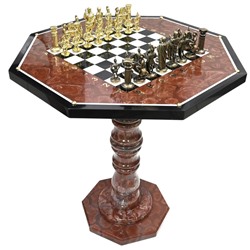 Шахматы подарочные "Шахматный стол "Римляне", 600*600*727мм