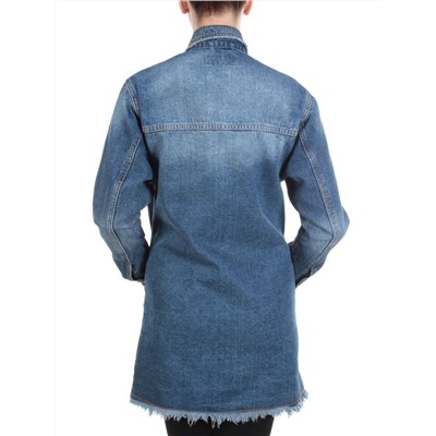 D3026 BLUE Куртка джинсовая женская  DIMARKIS DAY (98% хлопок 2% эластан) размер S - 46/48 российский