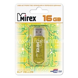 USB Flash 16GB Mirex ELF YELLOW