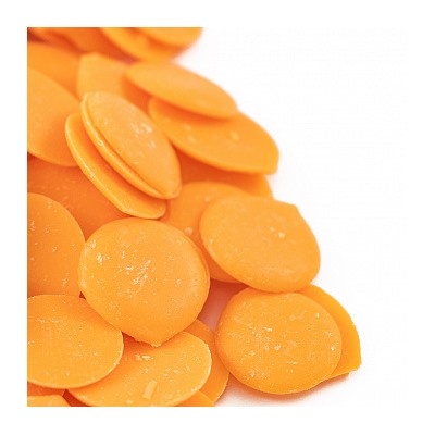 Глазурь шоколадная дропсы оранжевые "Апельсин" 250 г