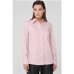 Розовая рубашка с пуговицами