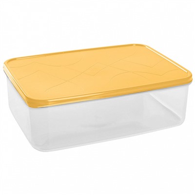 Контейнер для продуктов "Modena" прямоугольный 1 л с гибкой крышкой 221110404/01 бледно-желтый