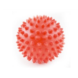 Мяч Ёжик (большой) оранжевый диаметр 18 см (сетка), арт.207629