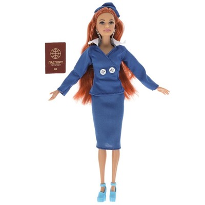 Кукла 29 см София стюардесса