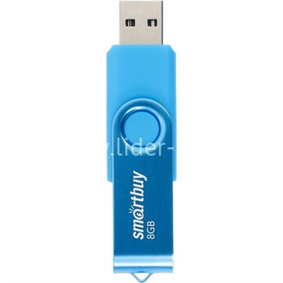 USB Flash 8GB SmartBuy Twist синий 2.0