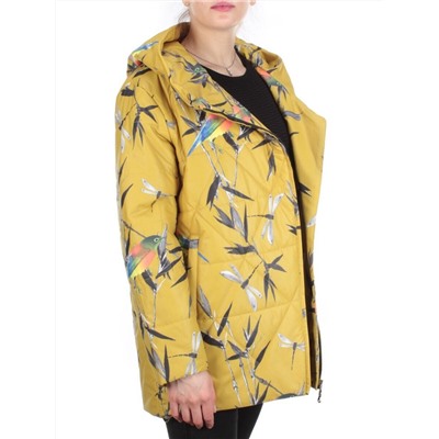 806 YELLOW Куртка демисезонная женская (100 гр. синтепон) размер 52