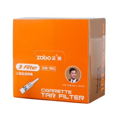 Набор одноразовых фильтров-мундштуков для сигарет 100 шт ZB-150DH