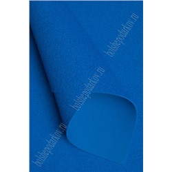 Фоамиран махровый 2 мм (10 листов) SF-1958, синий №019
