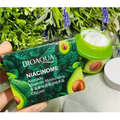 15%+Sale! Bioaqua, Увлажняющий,восстанавливающий крем для лица с экстрактом авокадо, 50 гр.
