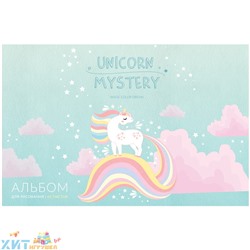 Альбом 40 л. А4 на скрепке "Рисунки. Unicorn mystery" ArtSpace А40_33651, А40_33651