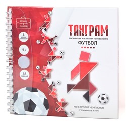 Игра магнитная головоломка Танграм «Футбол»
