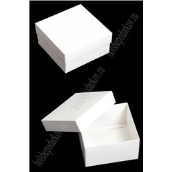 Коробка крафтовая 13*13*6 см (12 шт) SF-7113, белый