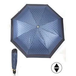 Зонт женский ТриСлона-L 3808,  R=58см,  суперавт;  8спиц,  3слож,  набивной "Эпонж",  синий 244392