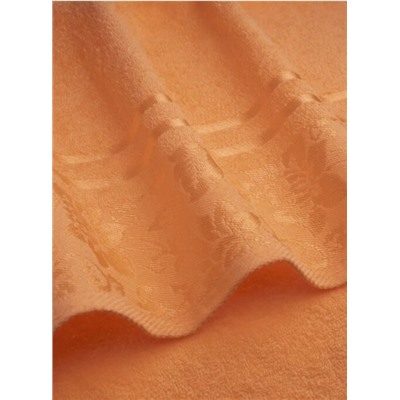 Набор махровых полотенец "Дуэт"-пастельно-оранжевый 2 шт ( 50*90 см,70*140 см) хлопок 100%