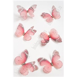 Бабочки шифоновые средние 4,5 см (10 шт) SF-4483, №16