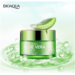 Крем для лица увлажняющий с соком Алоэ BioAqua Aloe Vera 92%, 50 гр.