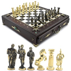 Шахматный ларец "Римско греческая мифология" 440*450*95мм