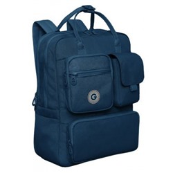 Рюкзак-сумка школьный RD-343-2/5 темно-синий 27х36х16 см GRIZZLY