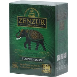 Zenzur. Young Hyson (зеленый крупнолистовой) 250 гр. карт.пачка