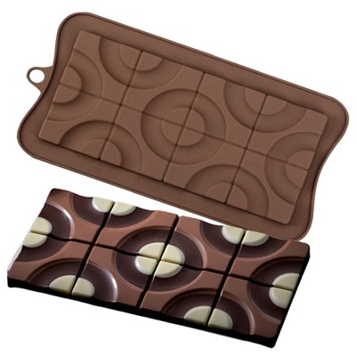 Форма силиконовая для шоколада «Плитка гравитация»