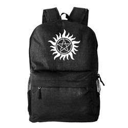 Рюкзак текстильный, молодежный "Supernatural logo"