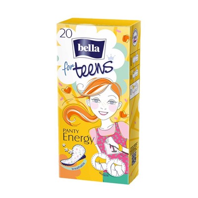 BELLA  Panty For teens Ultra Energy Deo (4к.) 30шт (желтые)