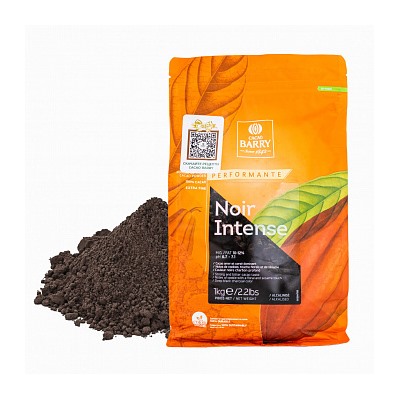 Какао порошок Cacao Barry Noir Intense 10-12%, 1 кг (DCP-10BLACK-89B)
