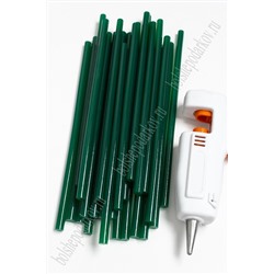 Термоклей цветной 7 мм*18 см (1 кг) SF-2926, зеленый