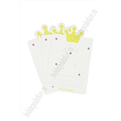 Карточки для украшений "Корона №3" (20 шт) SF-7700, желтый