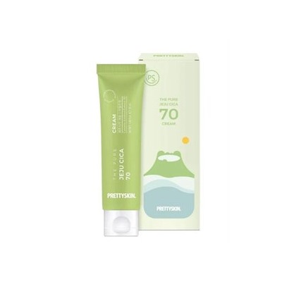 Успокаивающий крем для лица Pretty Skin The Pure Jeju Cica 70 Cream  с центеллой, 50 мл
