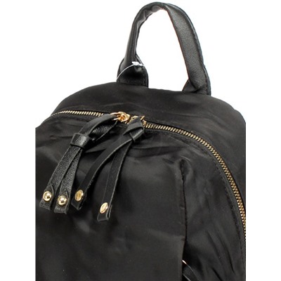 Рюкзак жен текстиль GF-6823,  1отд,  3внеш,  1внут/карм,  черный 256309