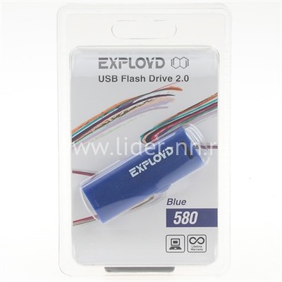 USB Flash 8GB Exployd (580) синий