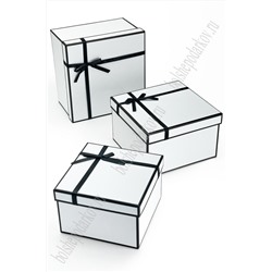 Коробки квадратные 3 в 1, 25*25*15 см (SF-7442) белый