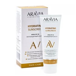 50мл Крем дневной фотозащитный SPF 50 Hydrating Sunscreen ARAVIA Laboratories