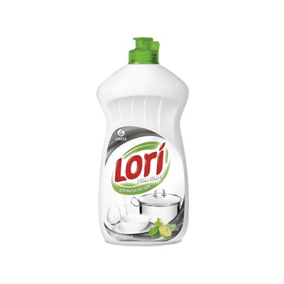СуперСредство для мытья посуды "Lori premium" (лайм и мята) 0,5 л (1/16) "grass"
