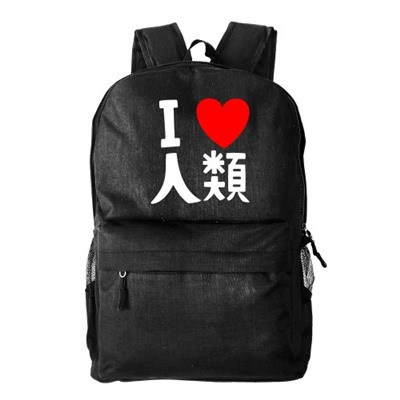 Рюкзак текстильный, молодежный "I love Japan"