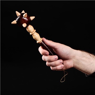 Сувенирное деревянное оружие "Булава", 23 см, микс