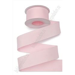 Лента сатиновая 4 см*10 ярд (SF-7321) розовый №123