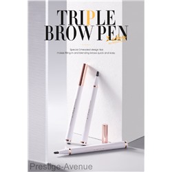 Фломастер для бровей O.TWO.O Triple Brow Pen (1013)