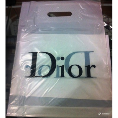 Пакет целлофановый Dior (белый)