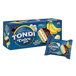 «Tondi», choco Pie банановый, 180 гр KDV
