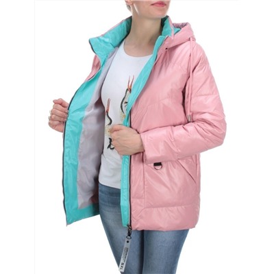 8257 PINK Куртка демисезонная женская BAOFANI (100 гр. синтепон) размеры 46-48-50-52-54-56