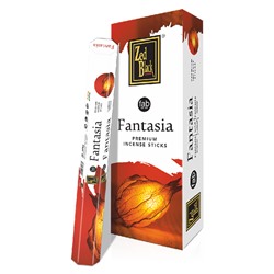 FANTASIA fab series Premium Incense Sticks, Zed Black (ФАНТАЗИЯ премиум благовония палочки, Зед Блэк), уп. 20 палочек.