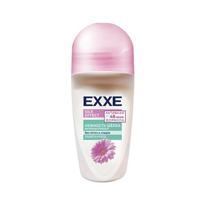 Дезодорант  женский роликовый EXXE Silk effect Нежность шелка 50мл