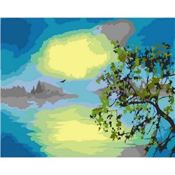 Набор живописи по номерам 40*50 "Летний рассвет" с акриловыми красками и холстом на подрамнике 1251171115 Сонет