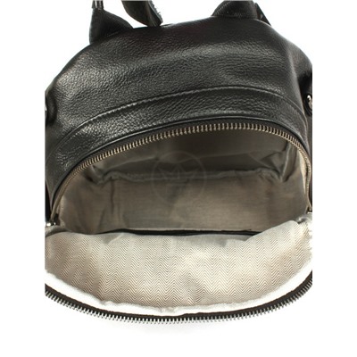 Рюкзак жен натуральная кожа GU 2066-630,  1отд,  3внут+5внеш карм,  черный 254730