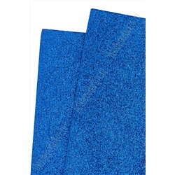 Фоамиран глиттерный 2 мм, 40*60 см Premium (10 листов) SF-3010, синий №008