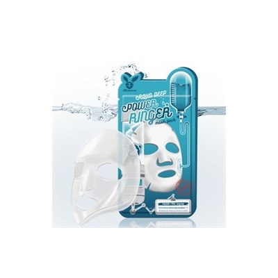 Тканевая маска для лица Elizavecca Power Ringer Mask Pack Aqua Deep 23ml Водный баланс